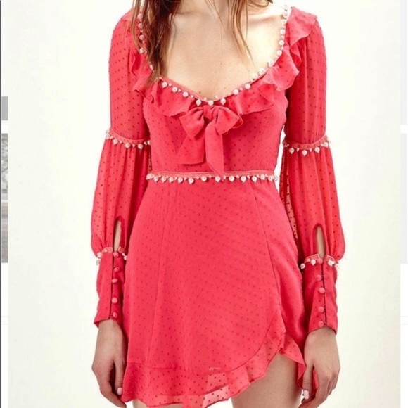 For love and lemons marquee mini dress size medium - Picture 4 of 16